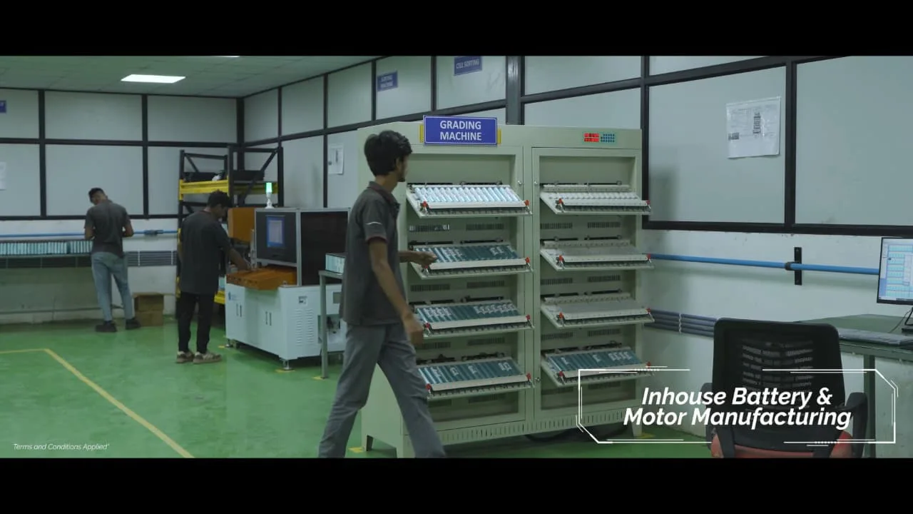 The in-house LFP battery plant
